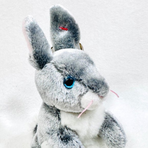 Ty Y2K Hopper Bunny Rabbit Beanie Baby w/All Tags & Heart Protector - Picture 2 of 12